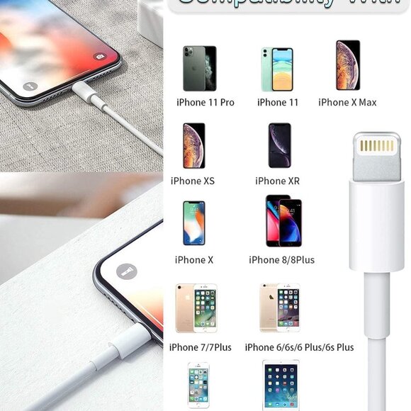 New 4 Pack iphone Charging Cables - Picture 4 of 8